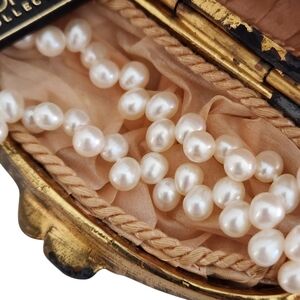 NWT Honora Pearl Necklace 925 Sterling Silver Clasp White Pearls  A0060 -Q1